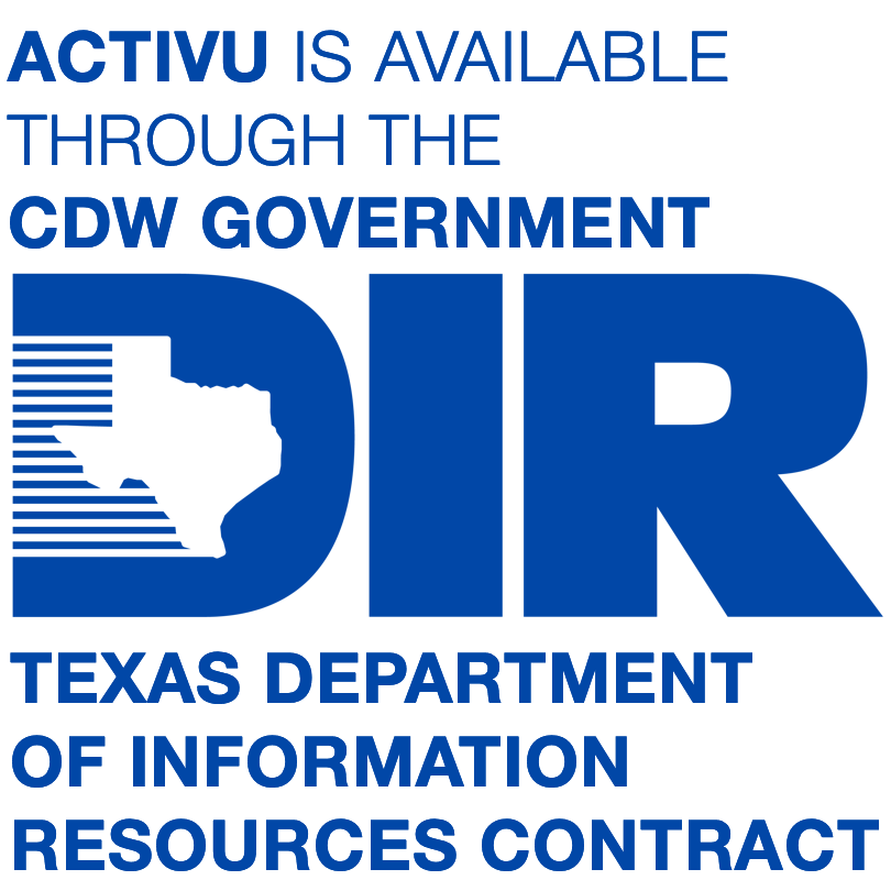 Activu design and integration services and vis/ability platform are available through the CDW Government Texas Department of Information Resources (DIR) contract.